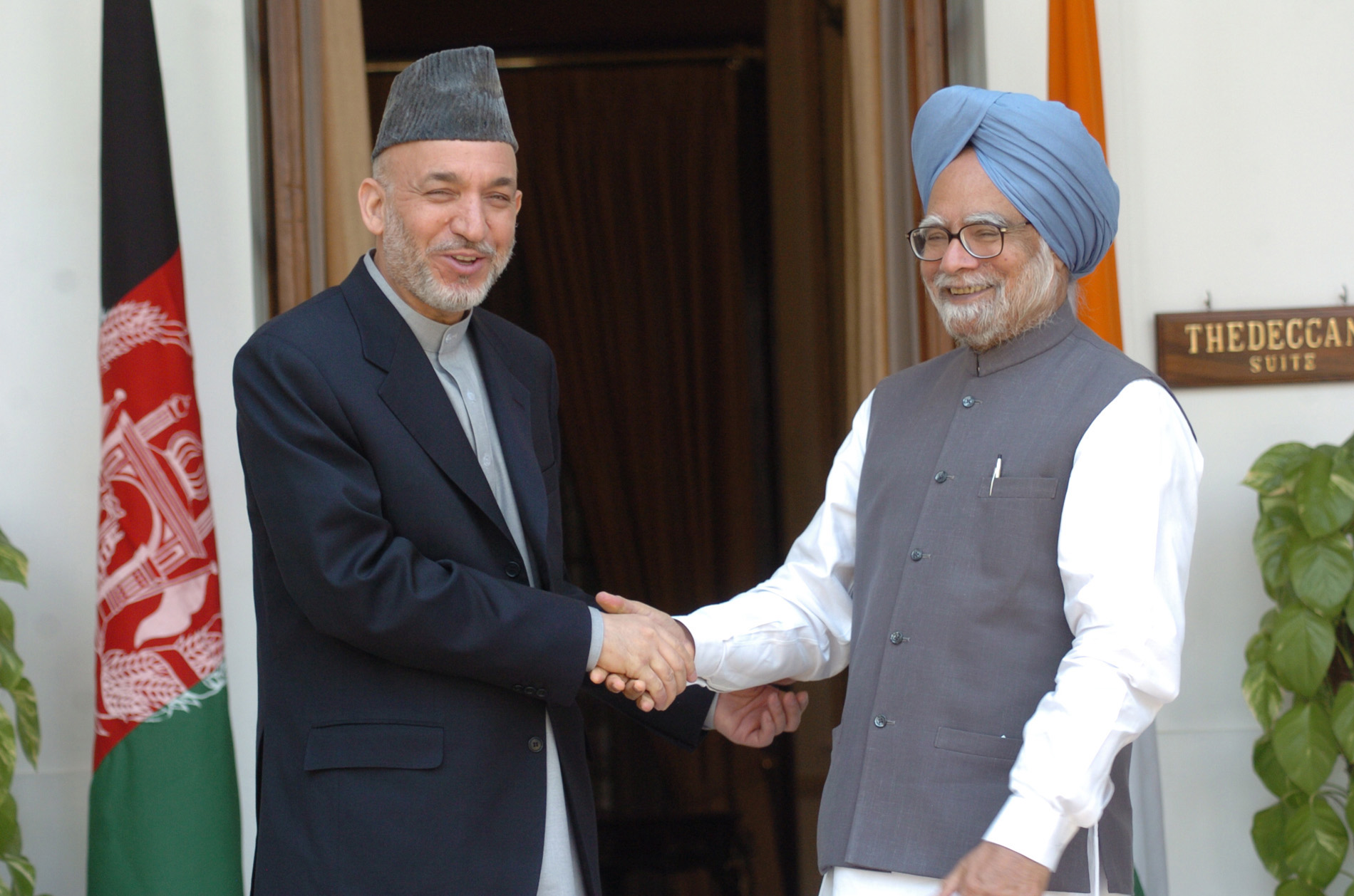 Dr. Manmohan Singh Mr. Hamid Karzai